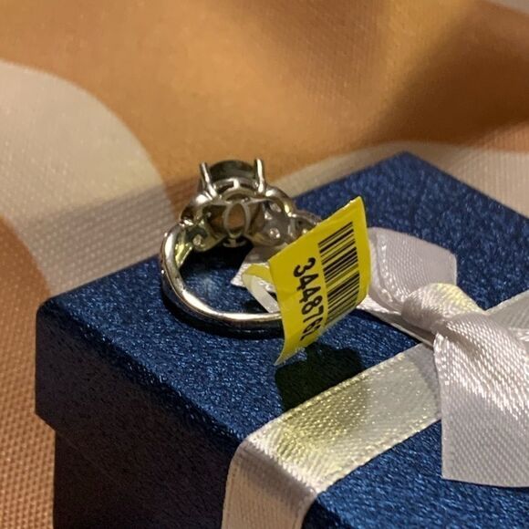 Labradorite Diamond Sterling Silver Gemstone Ring - Picture 11 of 15